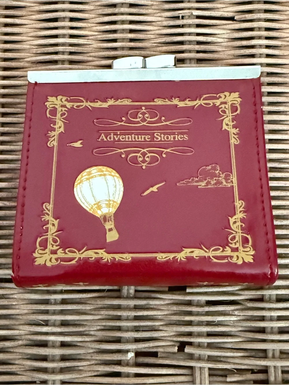 Shag Wear Adventure Stories Hot Air Balloon Vegan Faux Leather Wallet